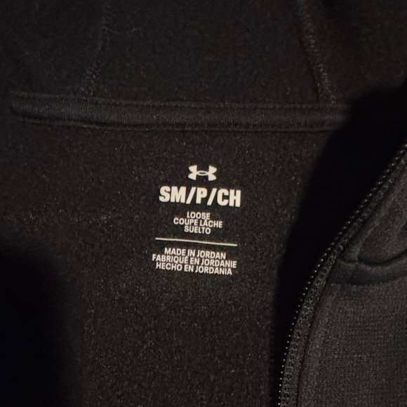 Under Armour Men's Black Zip-Up Sweater - Picture 3 of 3